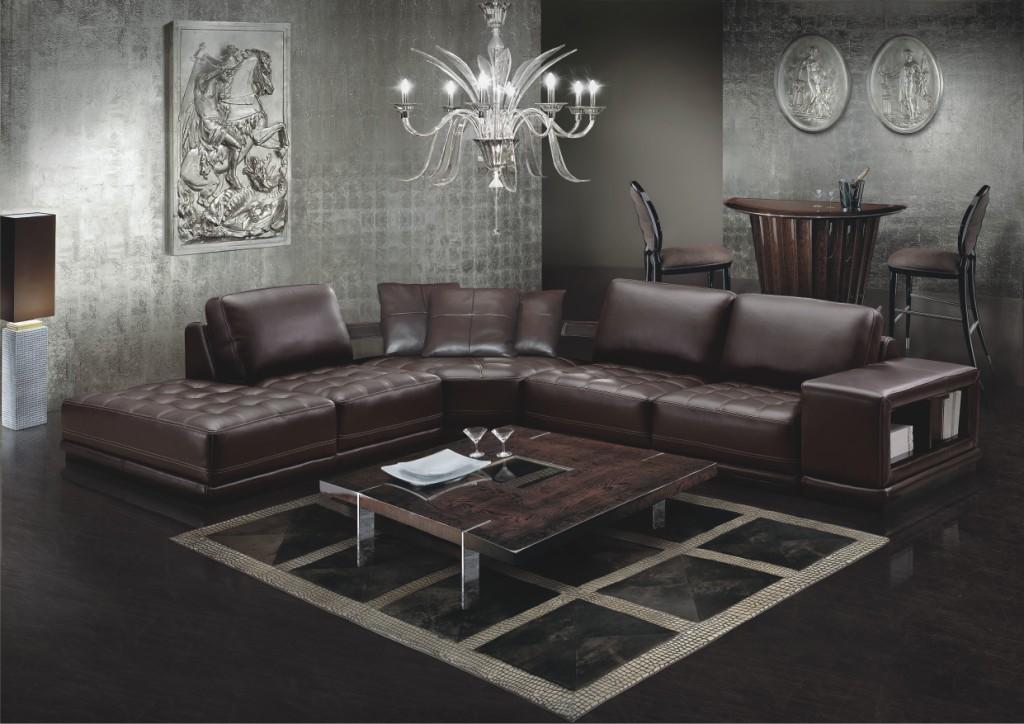 Итальянский кожаный диван Manhattan от Giorgio Collection Limited — стиль и качество