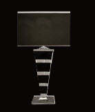 Драматичная настольная лампа на керамической ножке Precision lamp и lampshade от Ahura