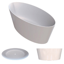 Marmite Vanja 1582x718x650 Top-solid white