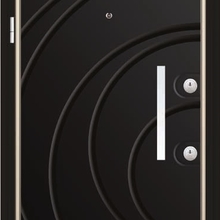 Стальная входная дверь Quartz Rose Black