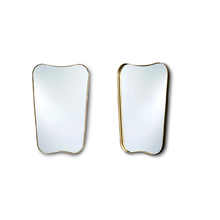 Curved Shape Mirror/Vintage manufacture